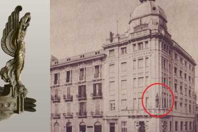 Palazzo Gazzetta: nel 1982 si salv� una vittoria alata, ma giace nei depositi della Pinacoteca